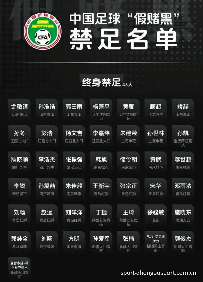 足协第三批禁足名单深度评测：透过中欧体育平台看反腐风暴背后的细节